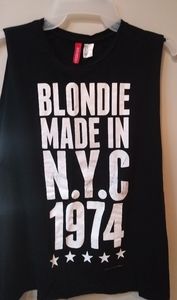 H&M Sleeveless Black Tee